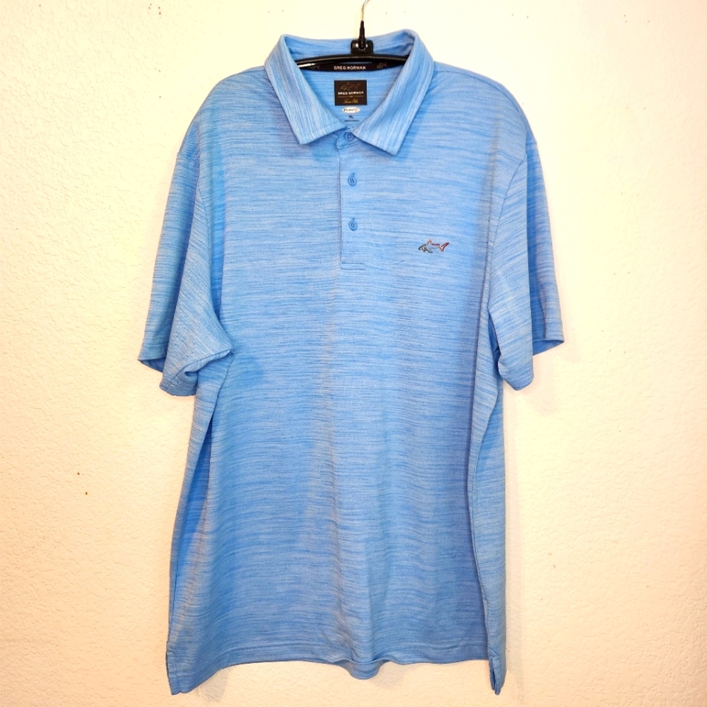 Greg Norman‎ for Tasso Elba Blue Polo Shirt for Men, Size XL